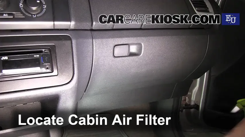2007 Skoda Roomster HTP 1.2L 3 Cyl. Filtre à air (intérieur)